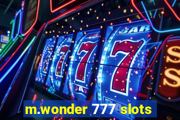 m.wonder 777 slots